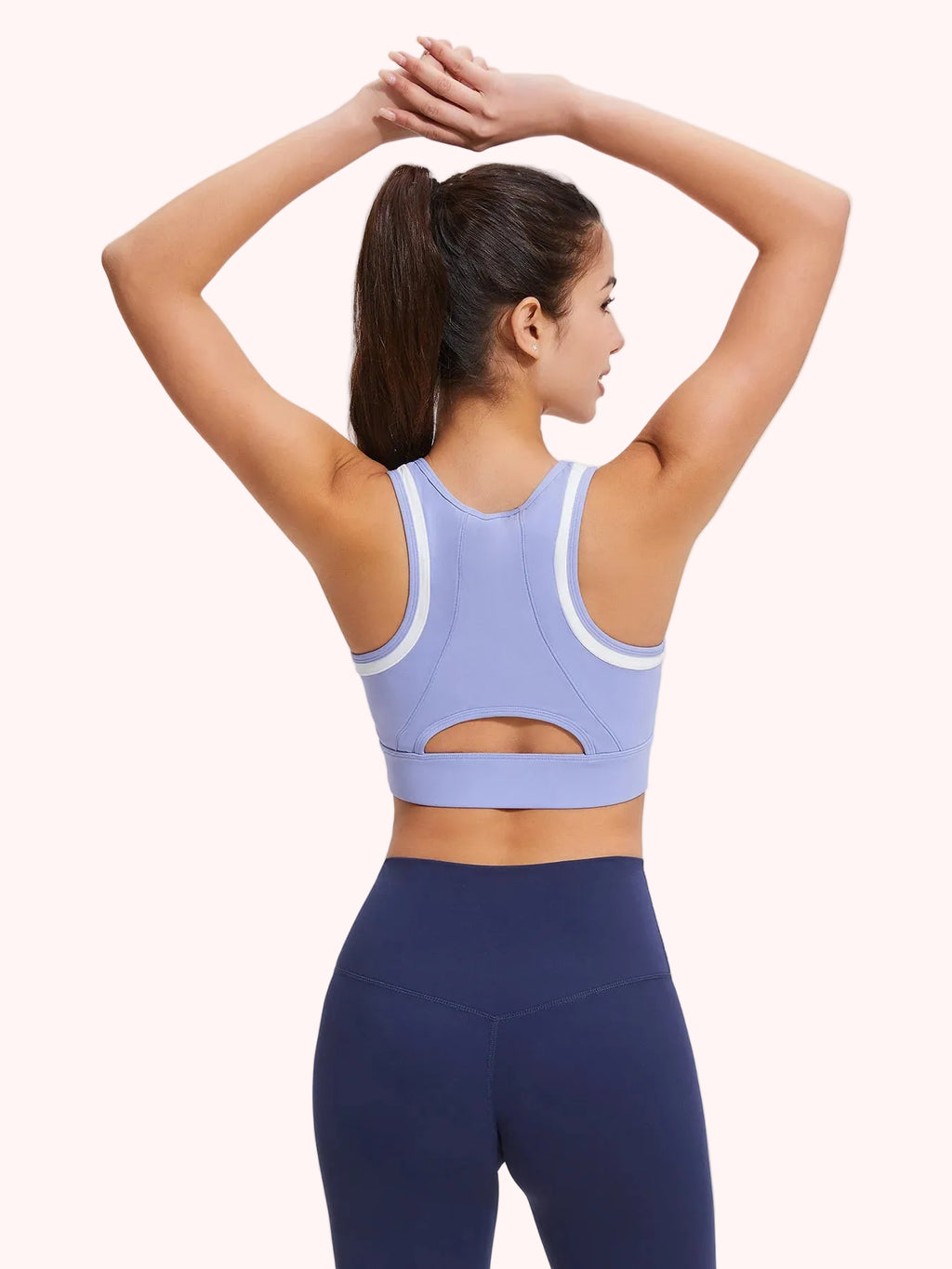 Big Plus Size Workout Running Sports Bras for Women High Impact Support Zip Front Bra With Adjustable Hook Shoulder