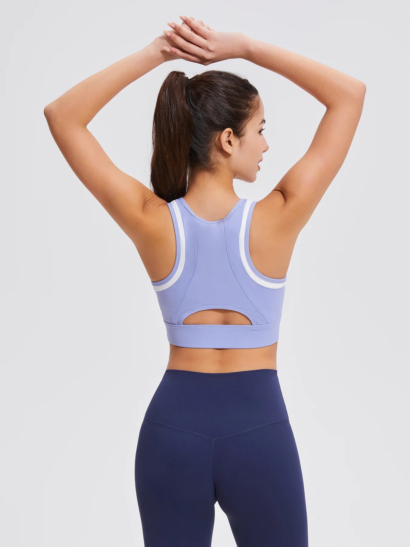 Big Plus Size Workout Running Sports Bras for Women High Impact Support Zip Front Bra With Adjustable Hook Shoulder