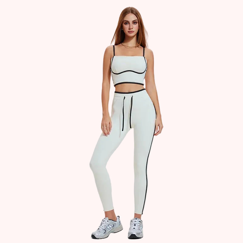 Sportswear Gym Fitness Yoga Wear Workout Clothes Outfit Seamless Sleeveless Activewear Set for Women