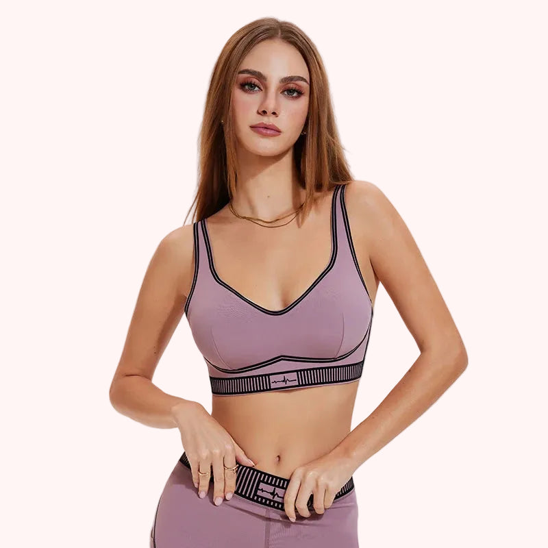 Gym Clothes Deep V Neck Sports Bra Lightweight Sport Bra Quick Dry Fitness Wear Yoga Bra