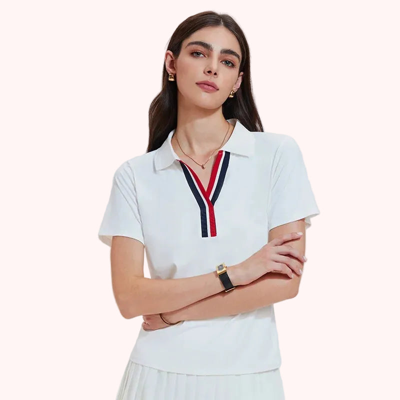 Manufacturers Women's Polo Shirts Summer Sports Running Golf Top Quick Dry T-Shirt Short Sleeve
