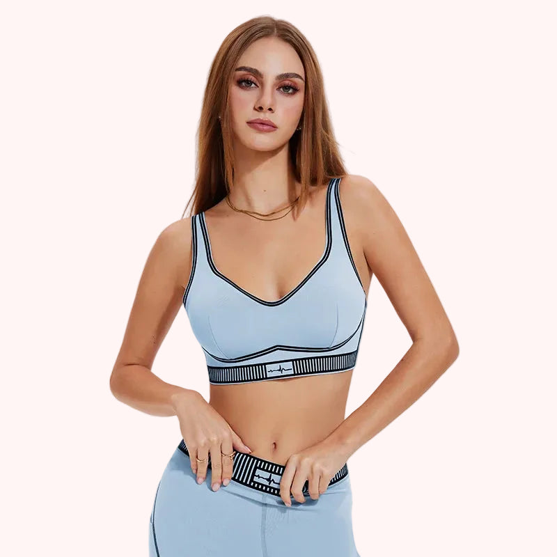 Gym Clothes Deep V Neck Sports Bra Lightweight Sport Bra Quick Dry Fitness Wear Yoga Bra