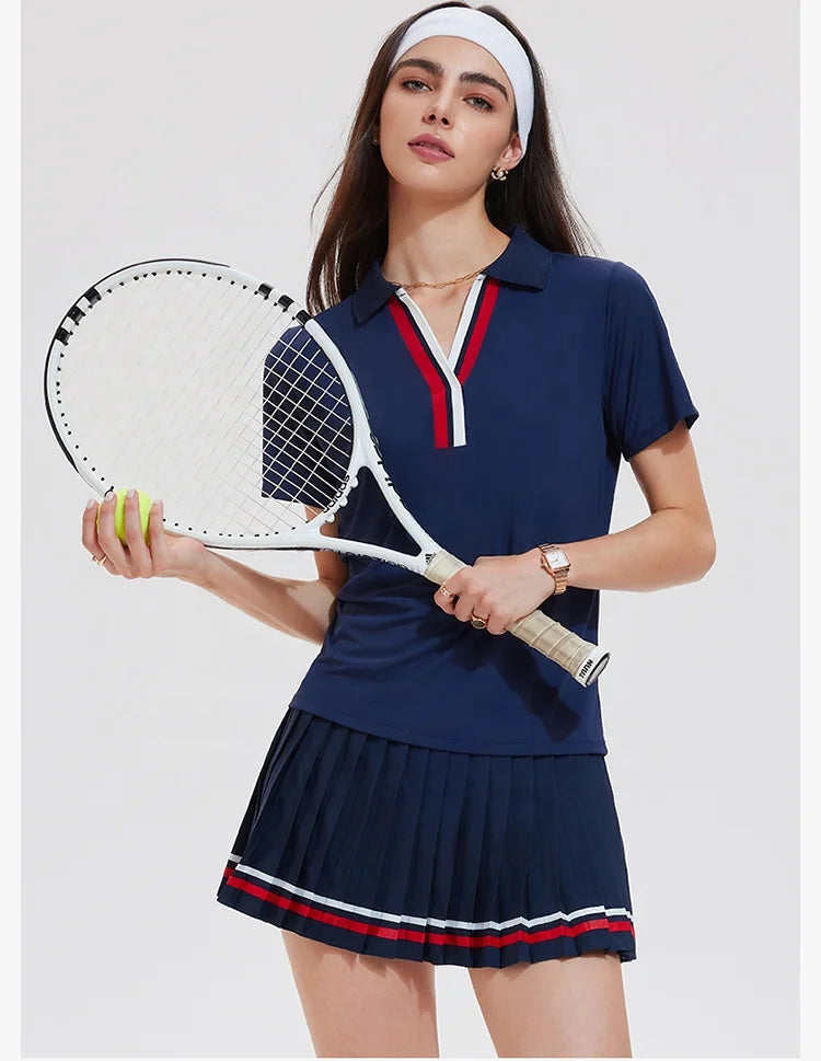 Manufacturers Women's Polo Shirts Summer Sports Running Golf Top Quick Dry T-Shirt Short Sleeve