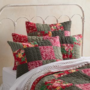 Festive Flourish Patchwork Sham